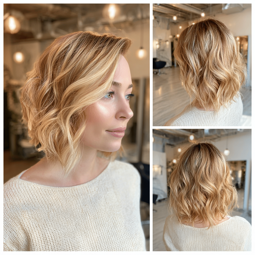 Soft Honey Caramel Blonde Hair