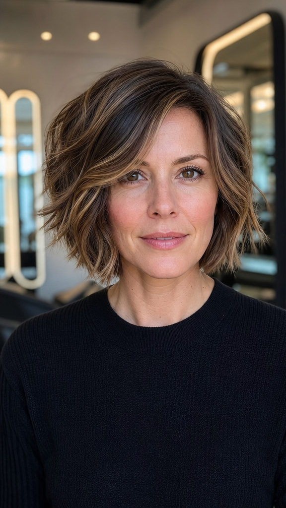 Toasted Mocha Balayage Hair