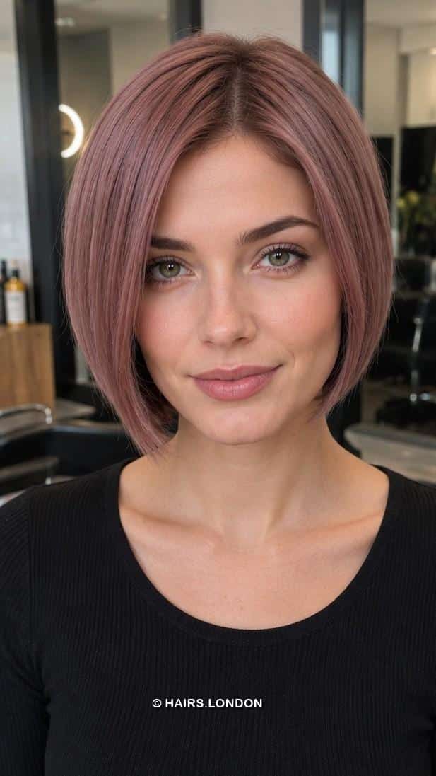 Dusty Rose Blonde Hair