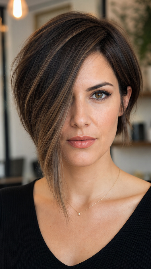 Smoky Walnut Brunette Hair