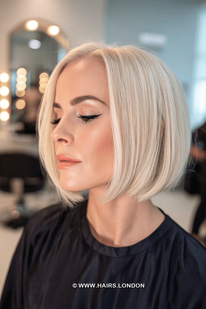 Icy Pearl Blonde Hair