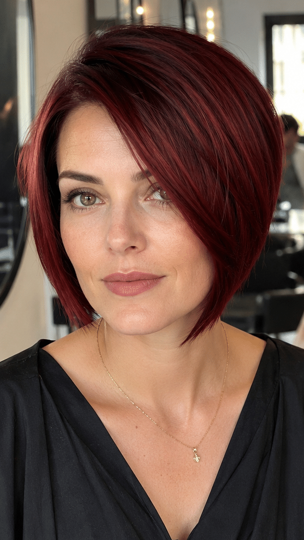 Ruby Merlot Elegance Hair