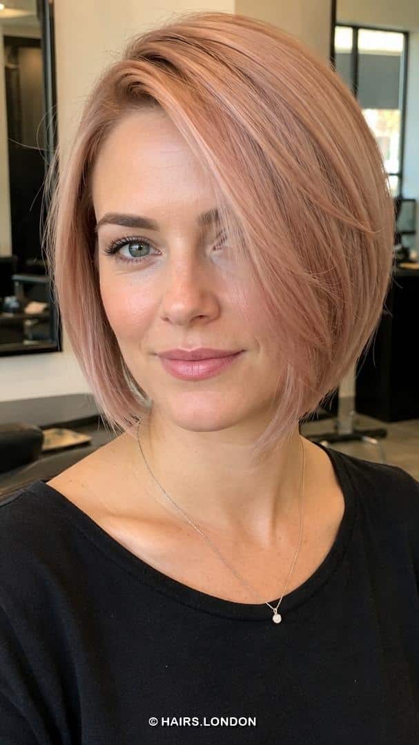Blush Rose Gold Hair