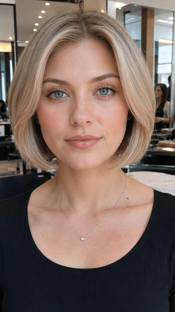 Champagne Vanilla Blonde Hair