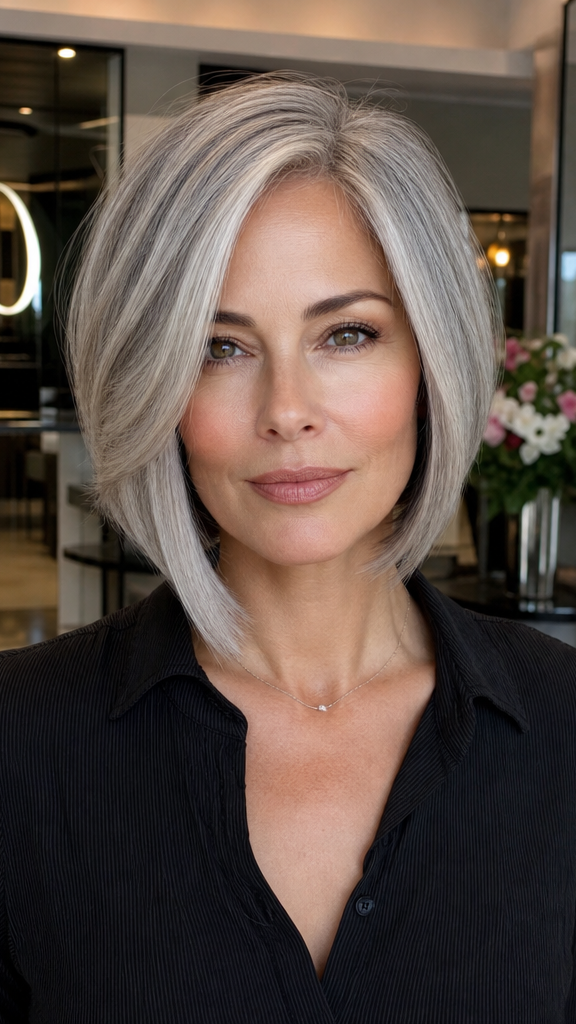 Silver Pearl Hair