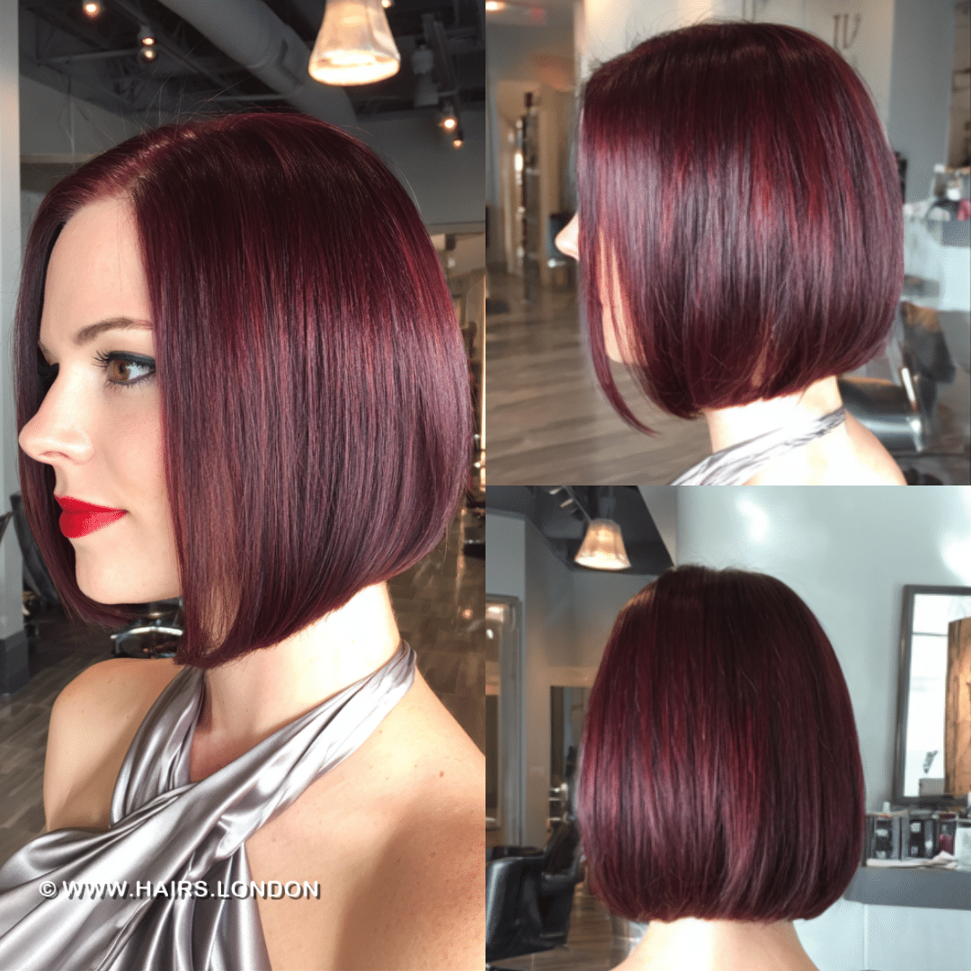 Deep Ruby Red Velvet Hair