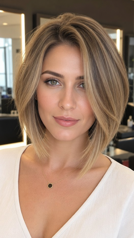 42 Chic Long Bobs with Curtain Bangs to Try Sandy Beige Blonde Hair