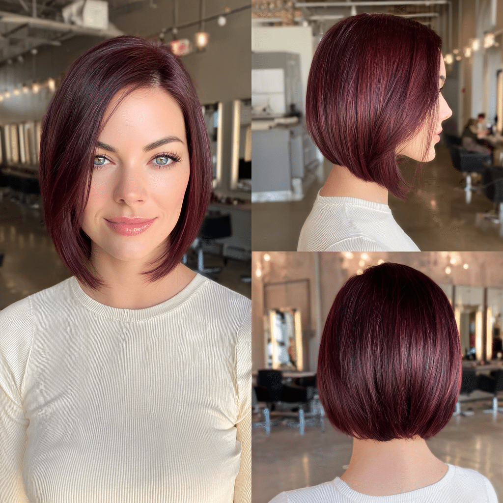 Rich Burgundy Red Hair