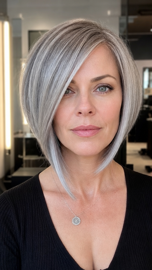 Frosted Silver Pearl Hair