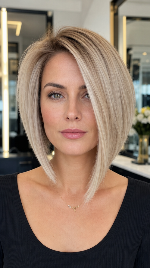 Icy Vanilla Blonde Hair
