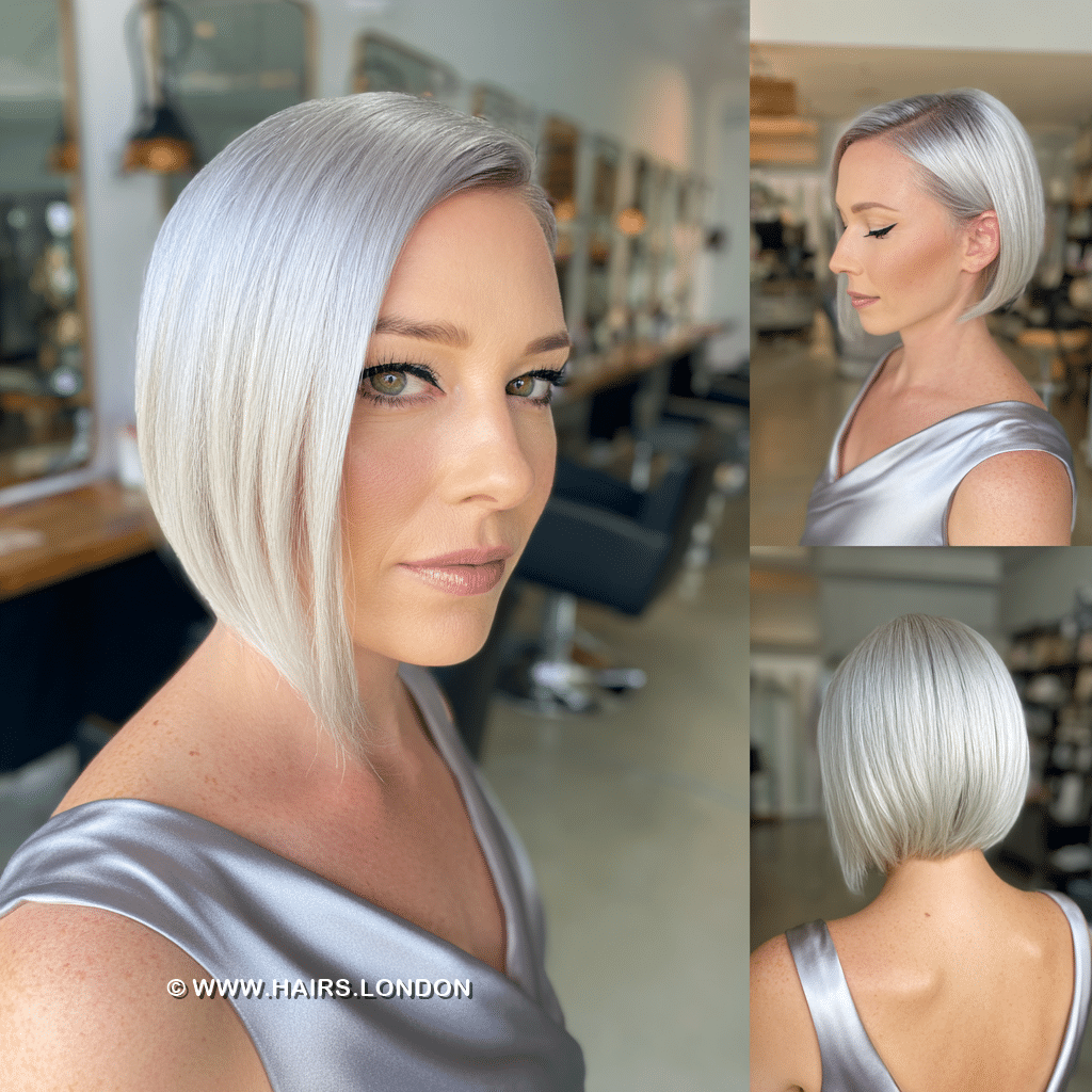 Icy Silver Platinum Hair