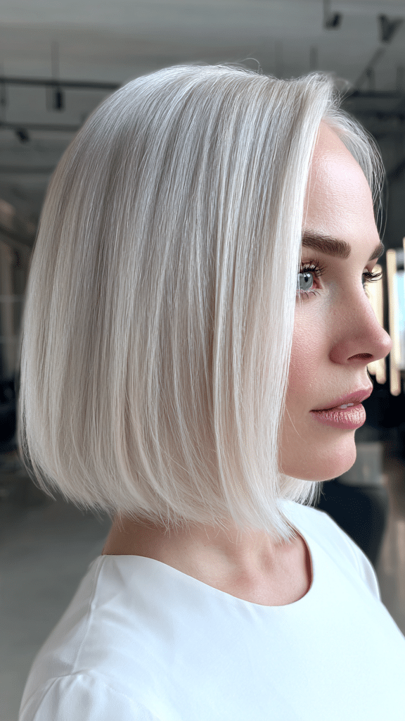 Ice White Blonde Hair
