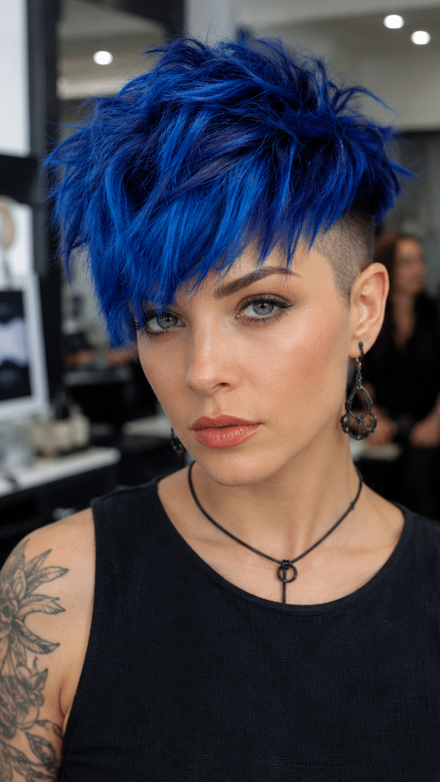 Electric Sapphire Hair