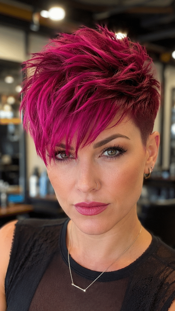 Vibrant Fuchsia Rebel Hair