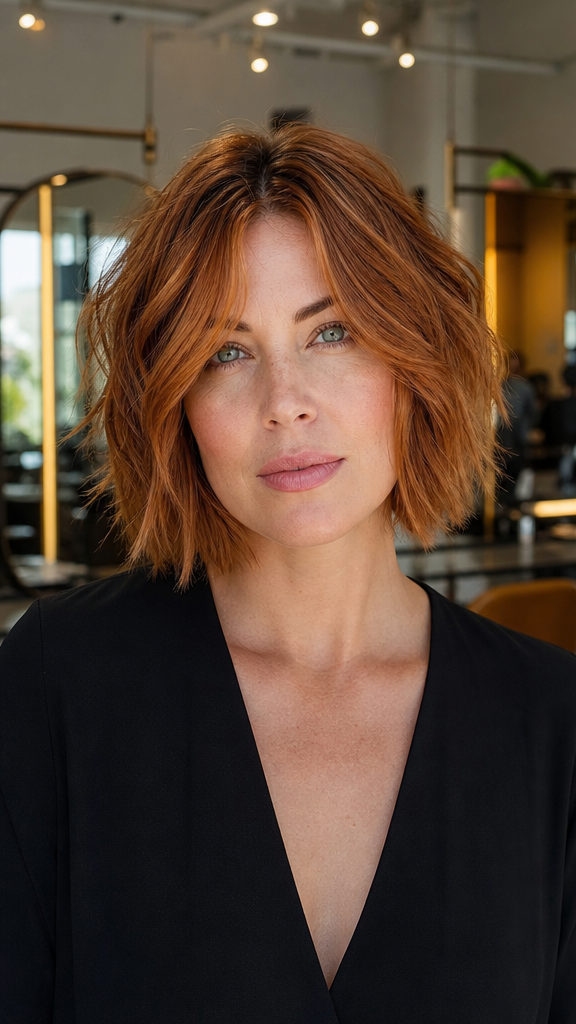 Cinnamon Copper Hair