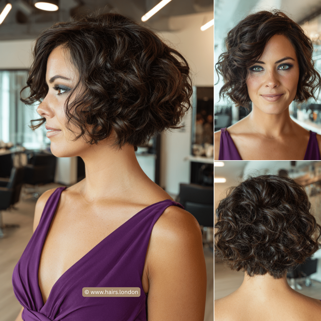 Rich Espresso Wavy Bob Hair