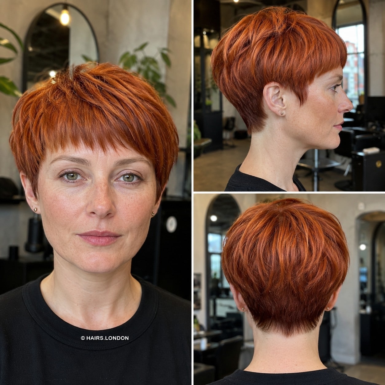 Burnished Copper Pixie Hair