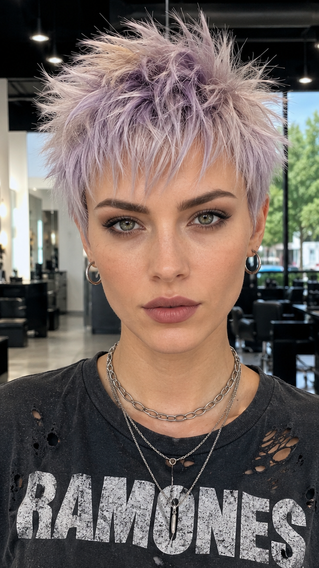 Frosted Lavender Hair