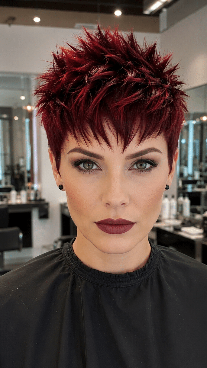 Crimson Velvet Rebel Hair
