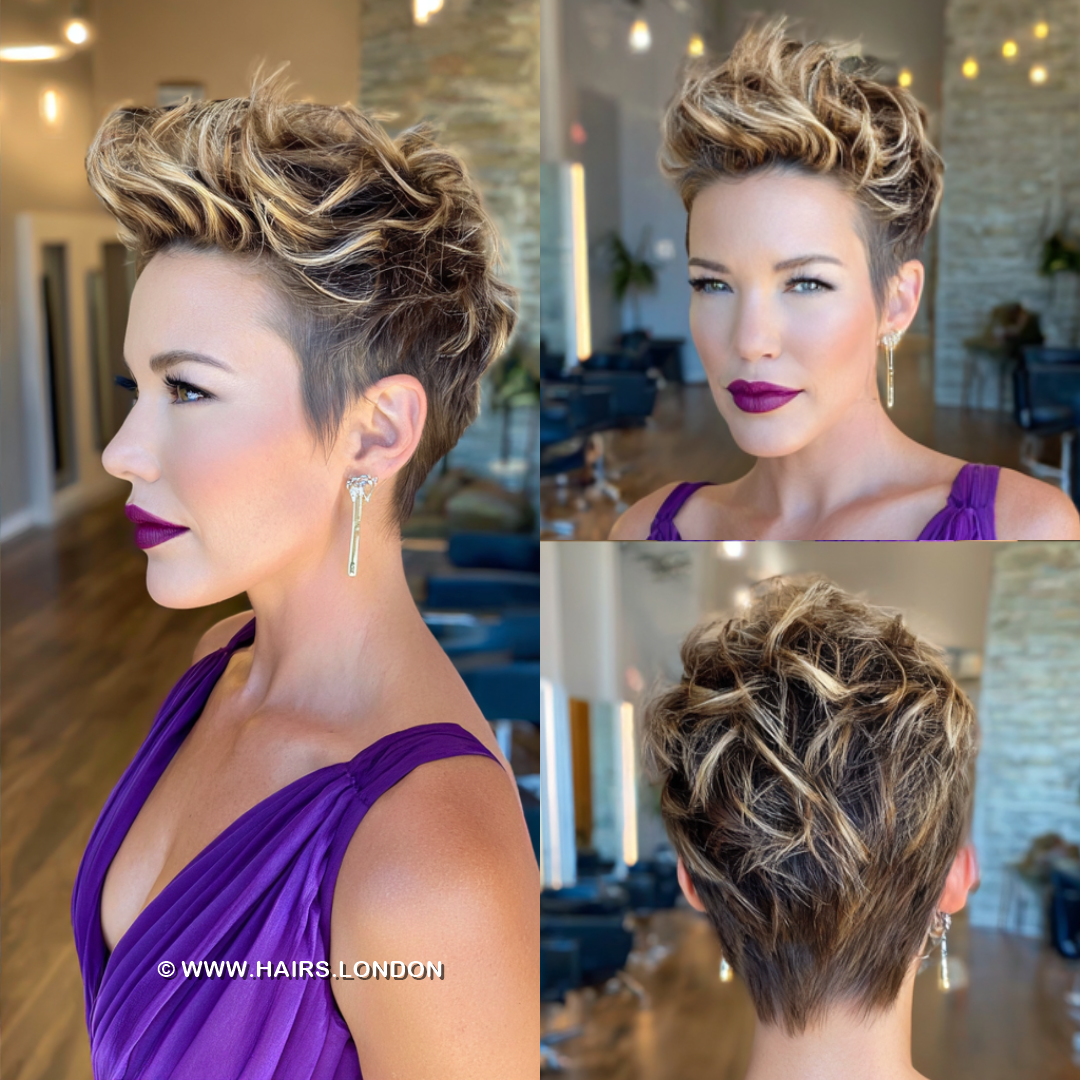 55+ Adorable Curly Pixie Cuts & How to Find the Perfect Style Toasted Honey Blonde Balayage Pixie Hair