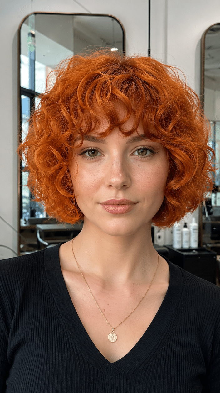 Spiced Pumpkin Curl Hair
