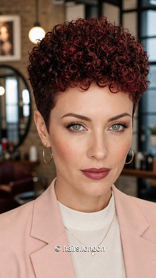 56 Chic and Modern Pixie Cuts Black Cherry Burgundy Hair