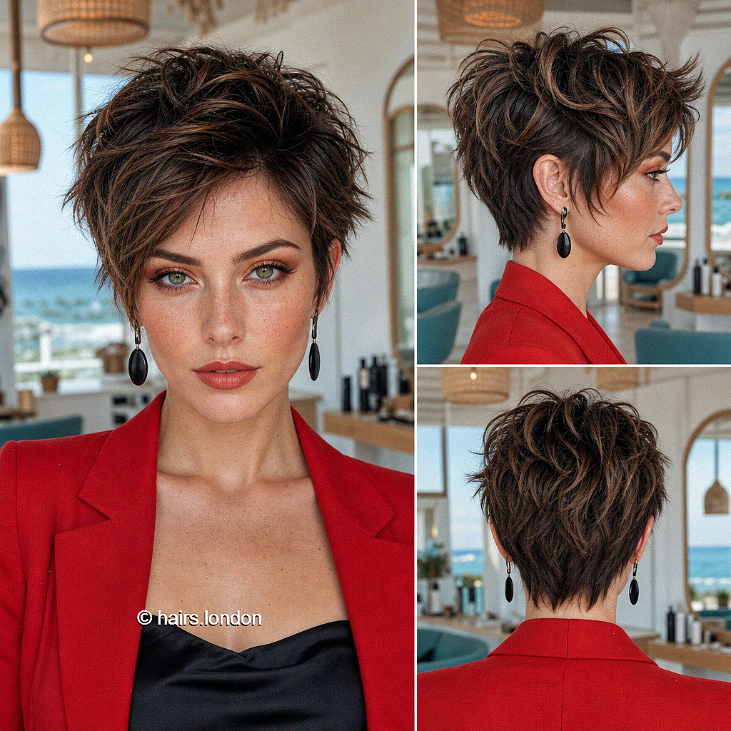 60 Fresh Pixie Cuts to Rock in 2026 Deep Espresso Brunette Hair