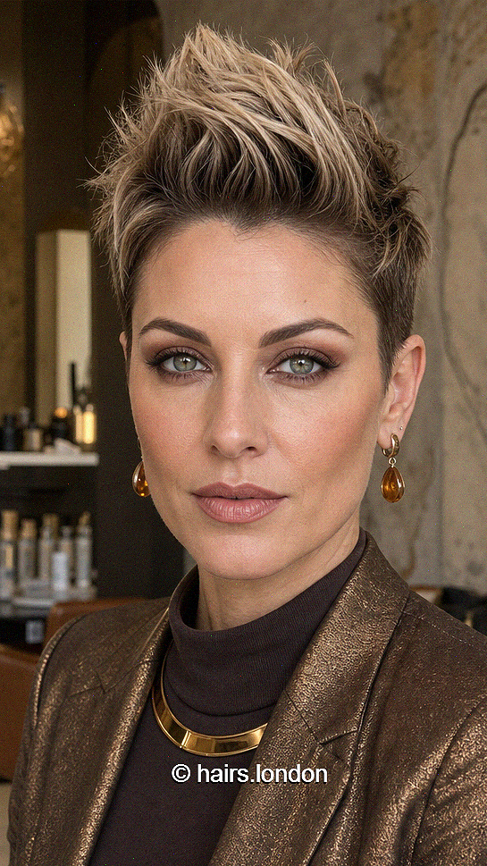 60 Fresh Pixie Cuts to Rock in 2026 Toasted Champagne Blonde Hair