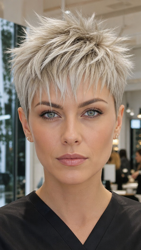 Icy Vanilla Platinum Hair