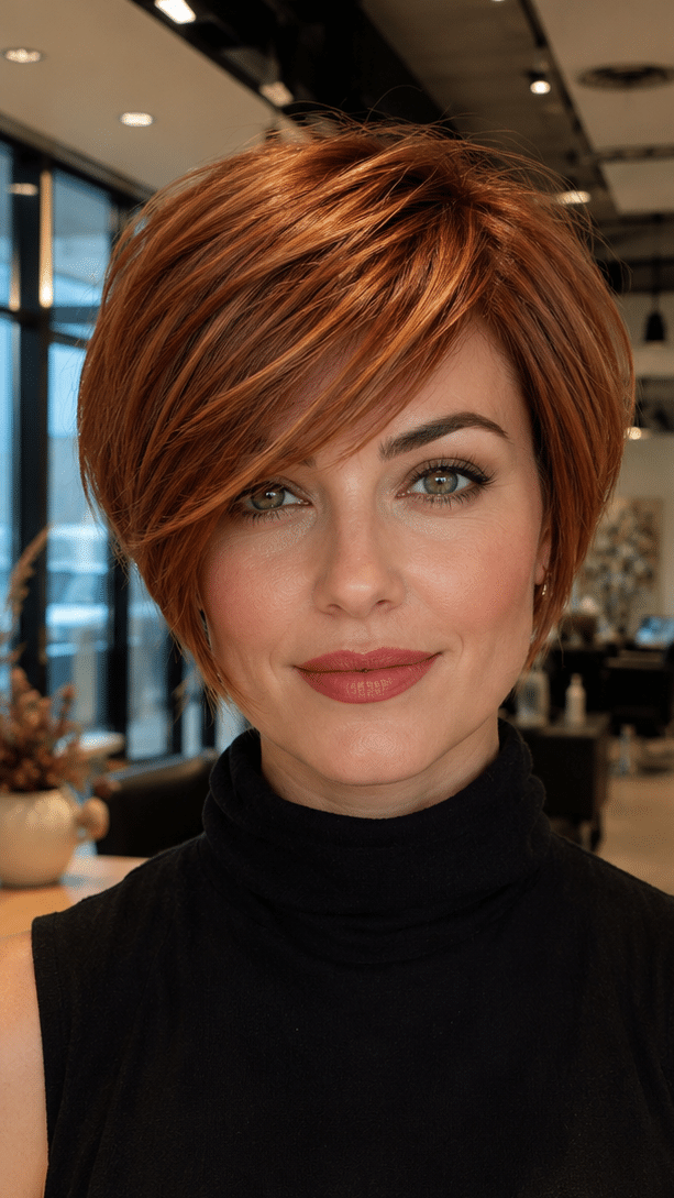 Golden Copper Glow Hair