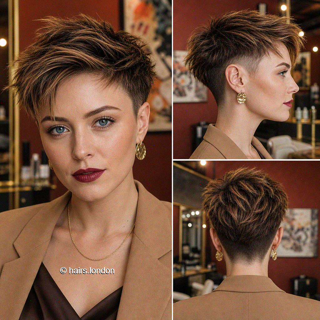 60 Fresh Pixie Cuts to Rock in 2026 Toasted Caramel Espresso Hair