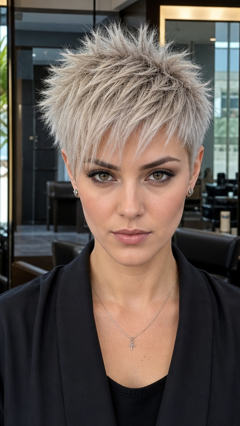 Iced Silver Pearl Hair