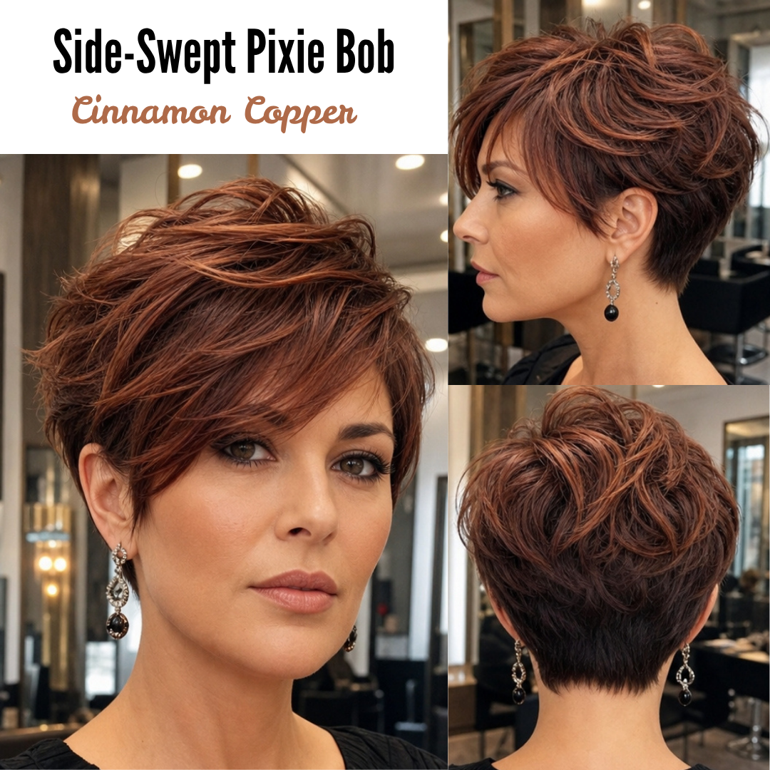 60 Unique Undercut Pixie Cuts and How to Wear Them with Confidence Cinnamon Copper Hair