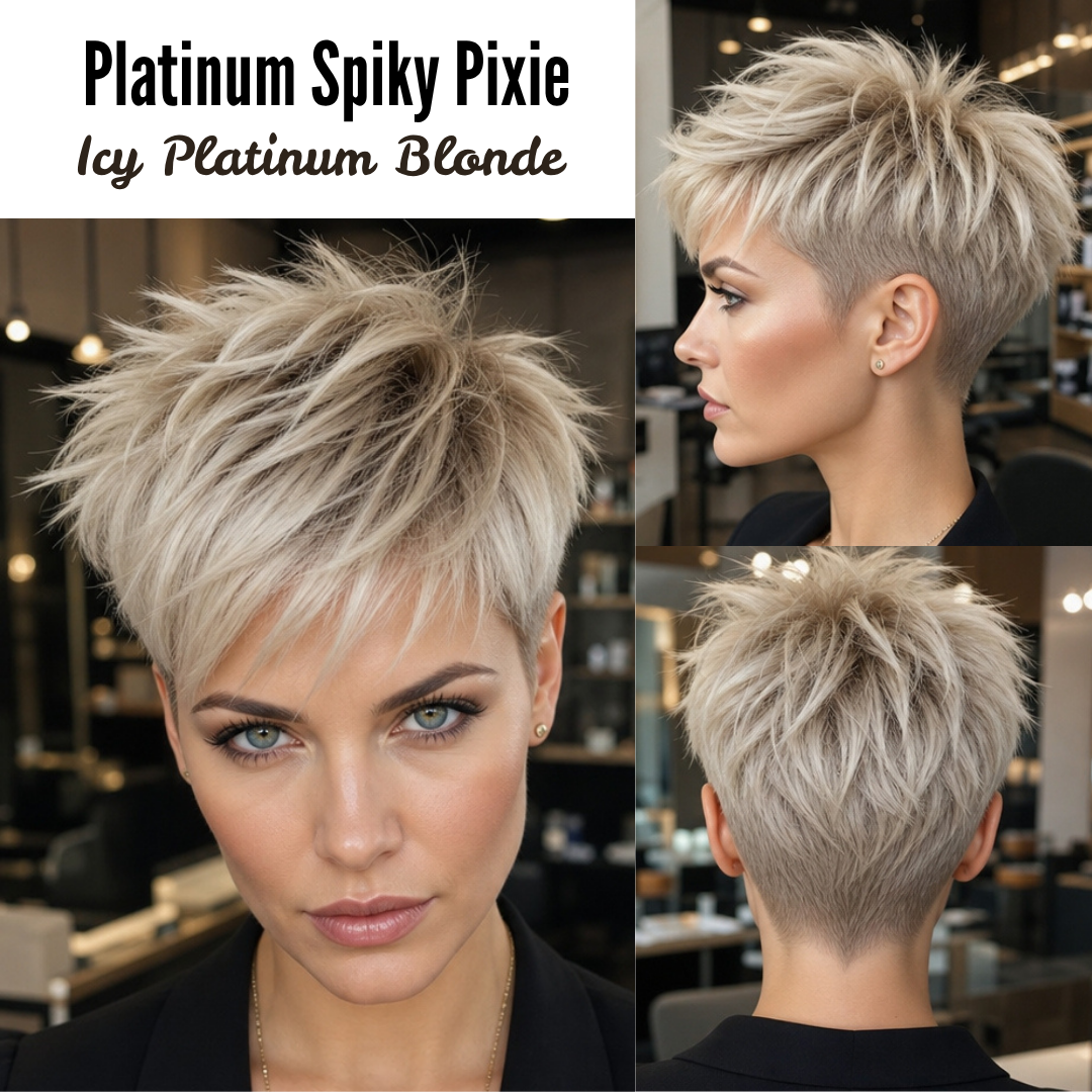 Icy Platinum Blonde Hair