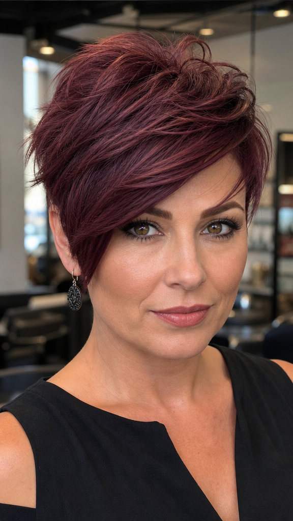 Blackberry Merlot Hair