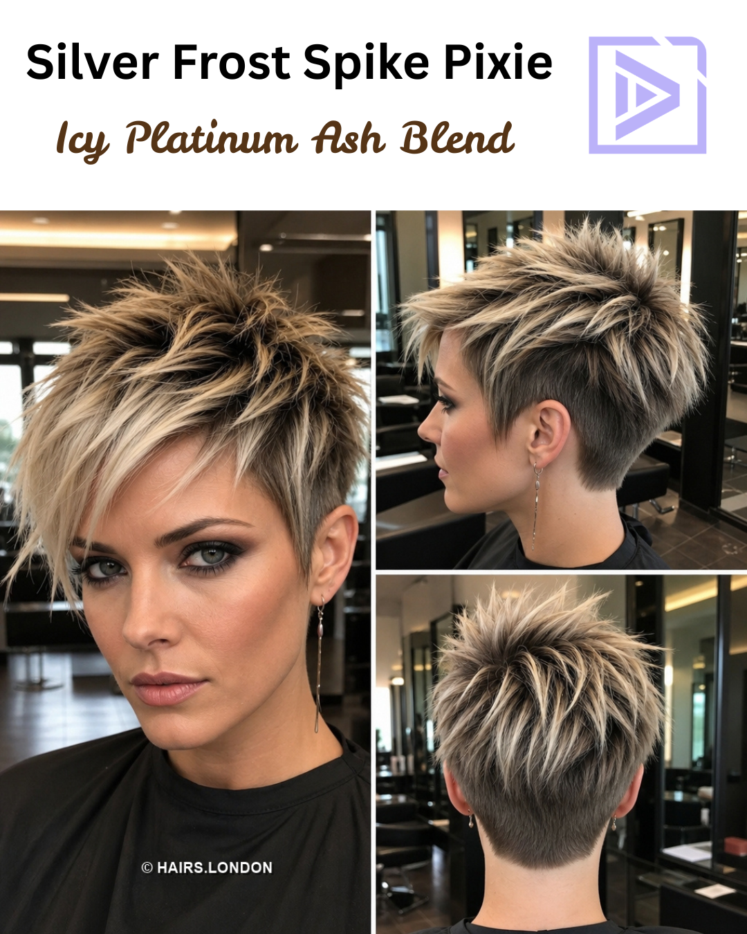 60 Unique Undercut Pixie Cuts and How to Wear Them with Confidence Icy Platinum Ash Blend Hair