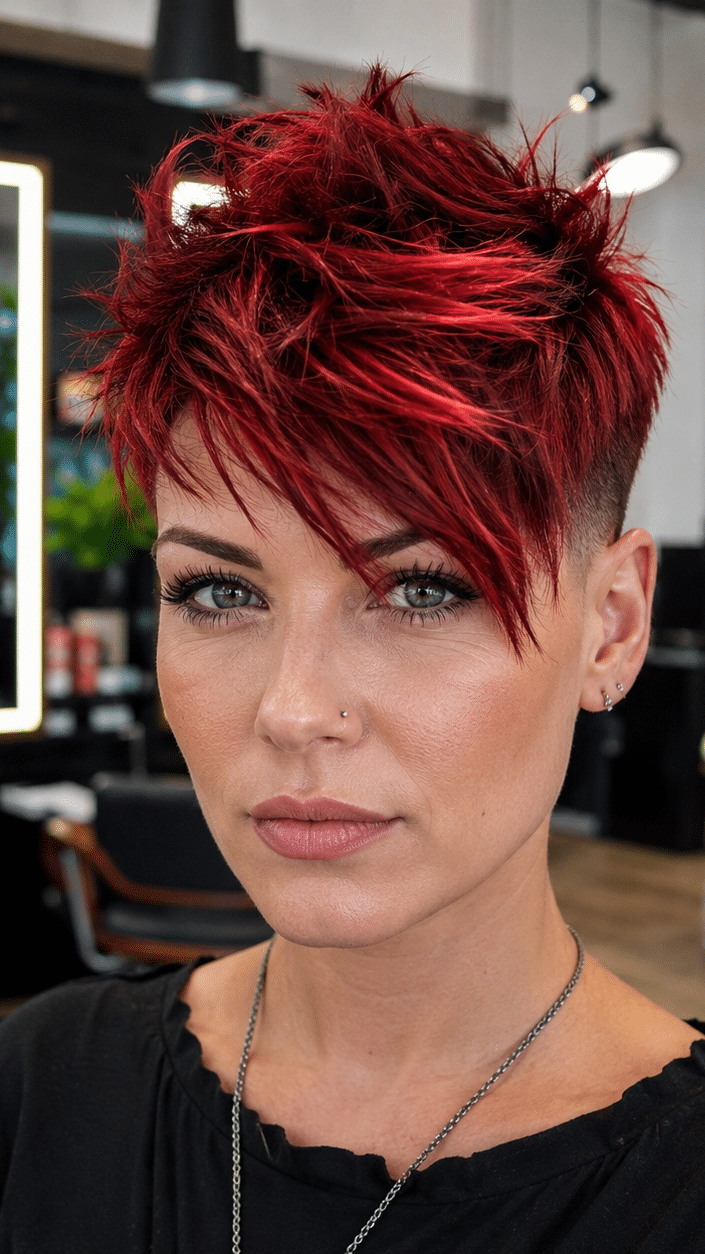 Crimson Velvet Fusion Hair