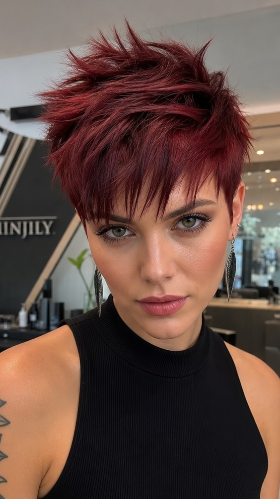 63+ Adorable Curly Pixie Cuts & How to Find the Perfect Style Crimson Velvet Rebel Hair