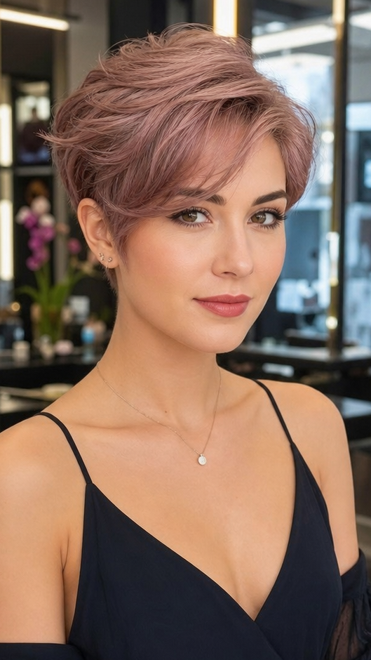 Rosy Mushroom Blonde Hair