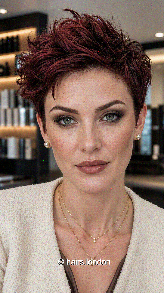 69 Stunning Pixie Cuts for Every Age and Hair Type Black Cherry Merlot Hair
