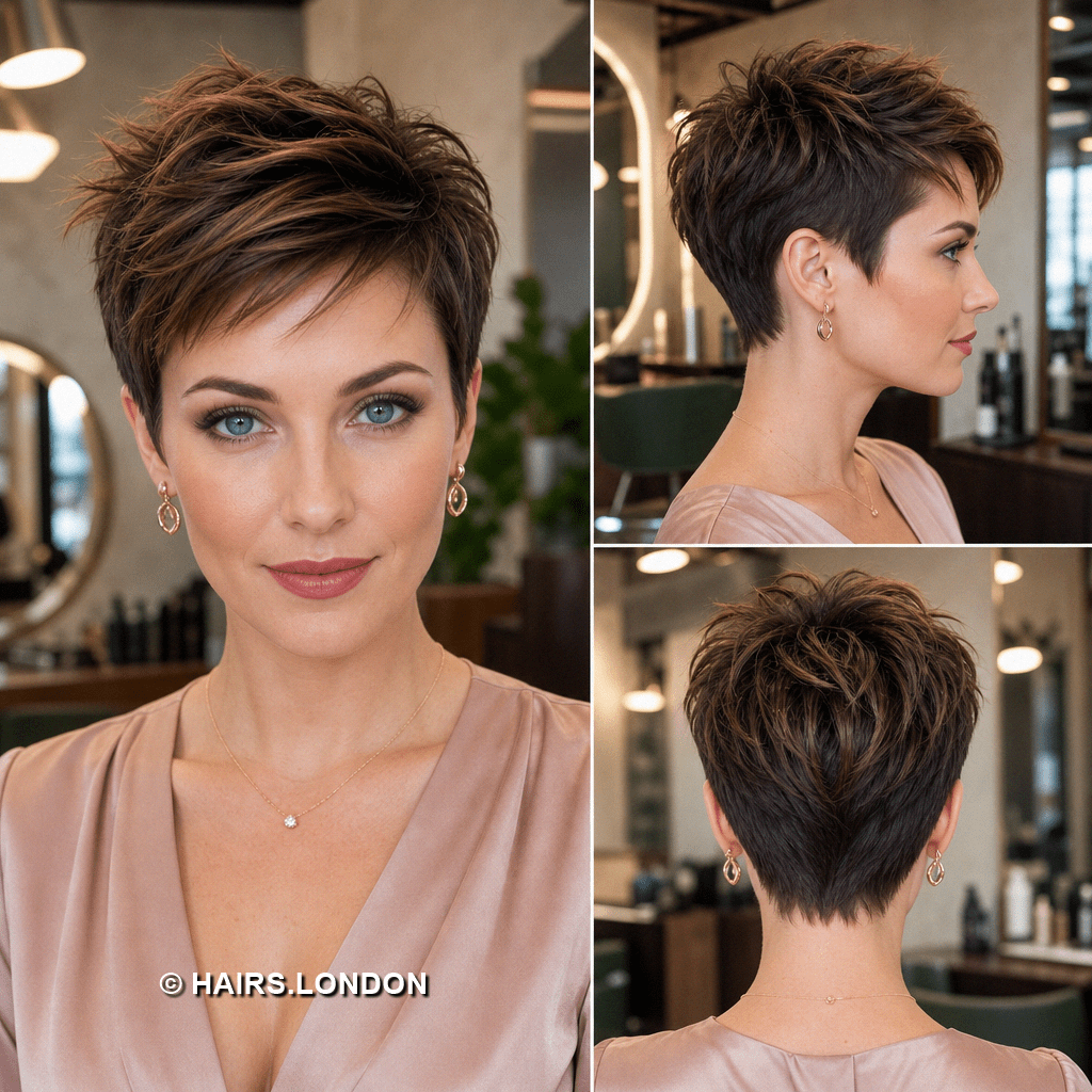 69 Stunning Pixie Cuts for Every Age and Hair Type Toasted Espresso Chestnut Hair