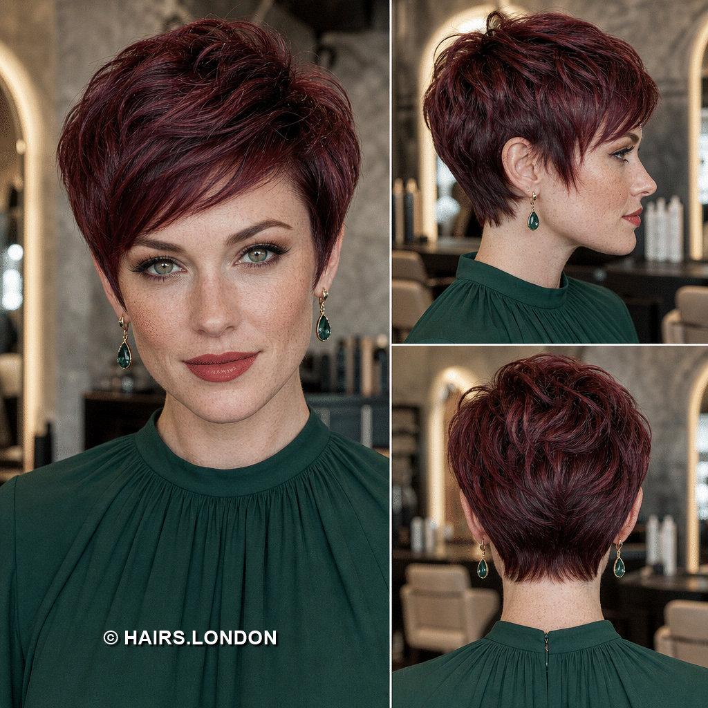 69 Stunning Pixie Cuts for Every Age and Hair Type Black Cherry Merlot Hair