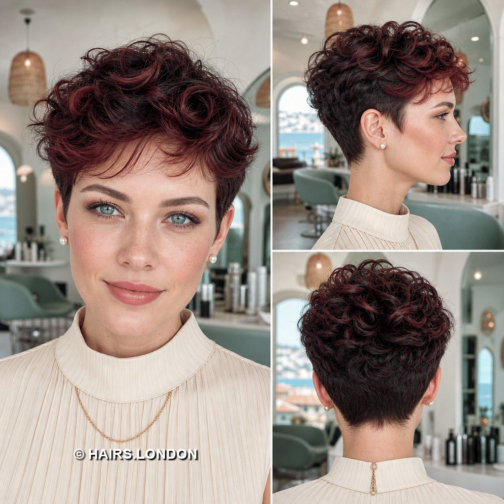 Black Cherry Burgundy Hair