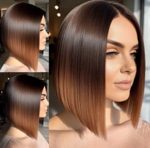 Chestnut Brown Ombre Hair