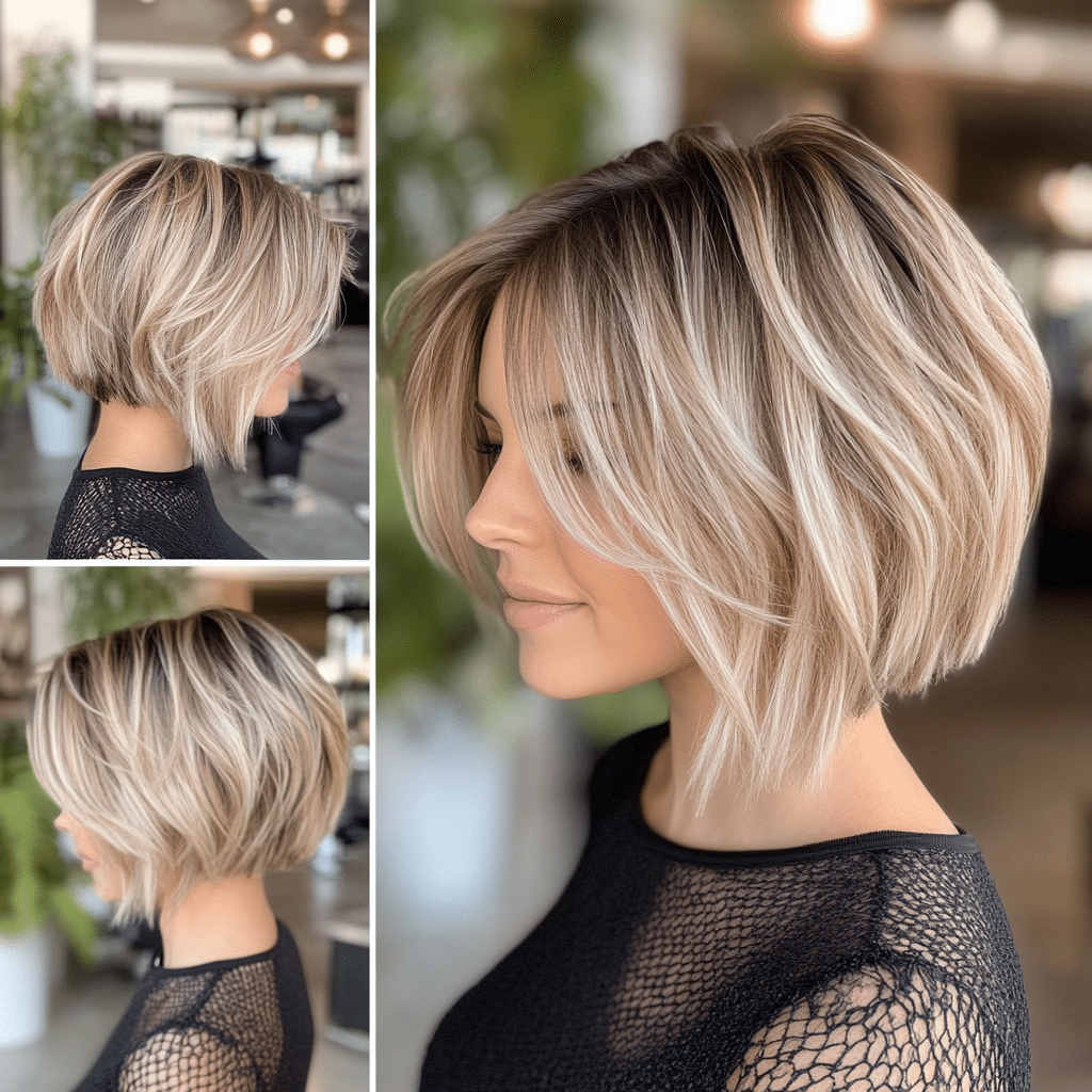 Cool Beige Blonde with Ash Dimension Hair