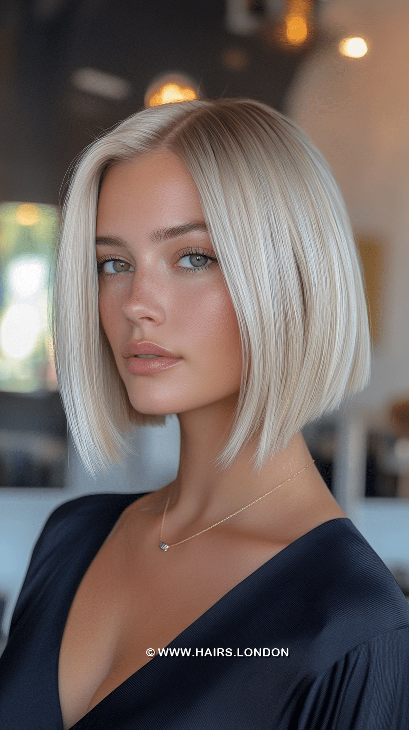 Cool Platinum Blonde Hair