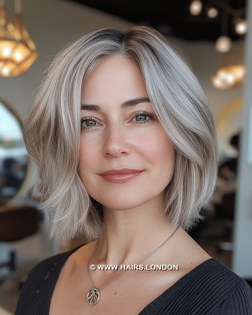 Cool Silver Ash Blonde Hair