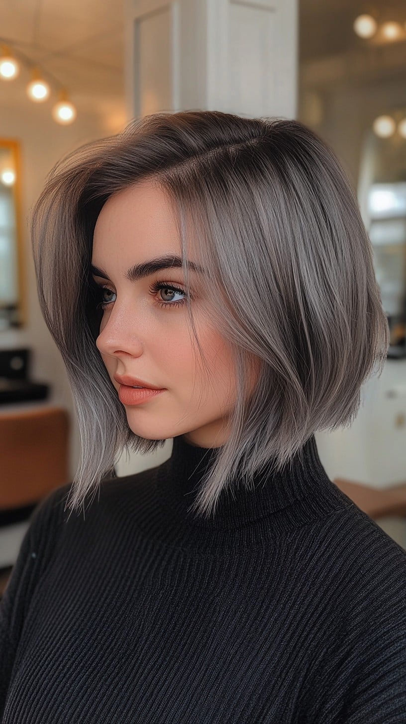 Cool Silver Gray Hair