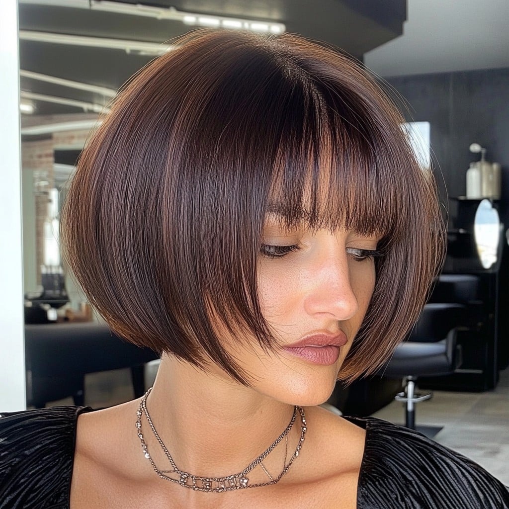 Deep Mocha Brown Hair