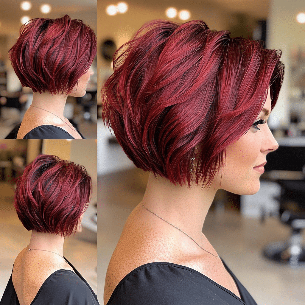 Deep Ruby Red Hair